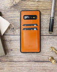 Funda tipo billetera de cuero Cosa Snap On para Samsung Galaxy S10 Plus