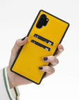 Funda tipo billetera de cuero Capri Snap On para Samsung Galaxy Note 10 Plus