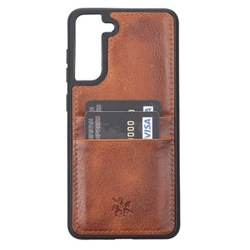 Capri Snap On Leather Wallet Case for Samsung Galaxy S21 FE