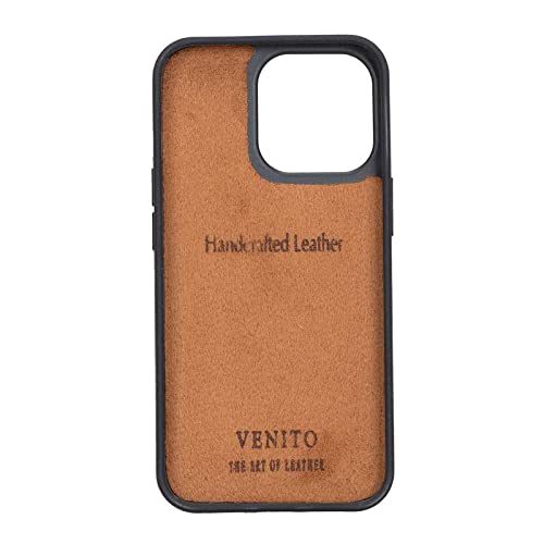 Funda tipo billetera de cuero Capri Snap On para iPhone 13 Pro Max