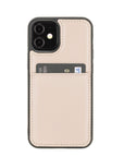 Funda tipo billetera de cuero Capri Snap On para iPhone 12 Mini