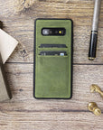 Funda tipo billetera de cuero Cosa Snap On para Samsung Galaxy S10 Plus