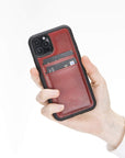 Cosa Snap On Leather Wallet Case for iPhone 11 Pro