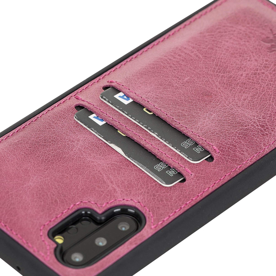 Funda tipo billetera de cuero Cosa Snap On para Samsung Galaxy Note 10 Plus