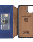 Estuche tipo billetera de cuero con bloqueo RFID Venice para iPhone 11