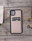 Funda tipo billetera de cuero Cosa Snap On para iPhone 11