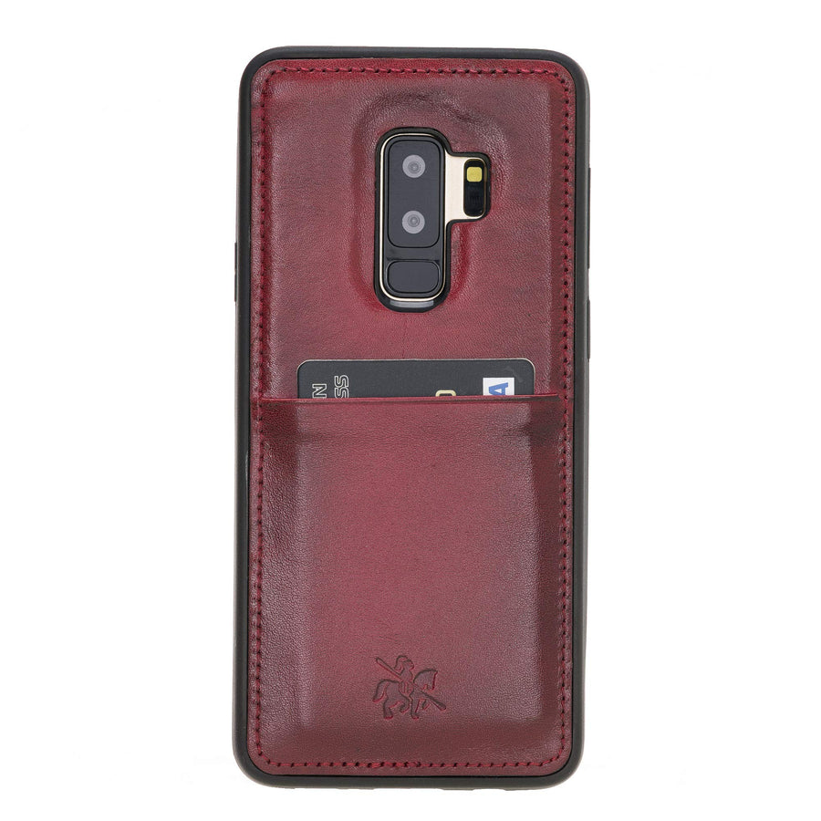 Capri Snap On Leather Wallet Case for Samsung Galaxy S9 Plus