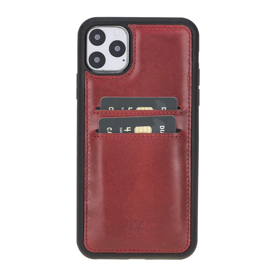 Funda tipo billetera de cuero Cosa Snap On para iPhone 11 Pro Max