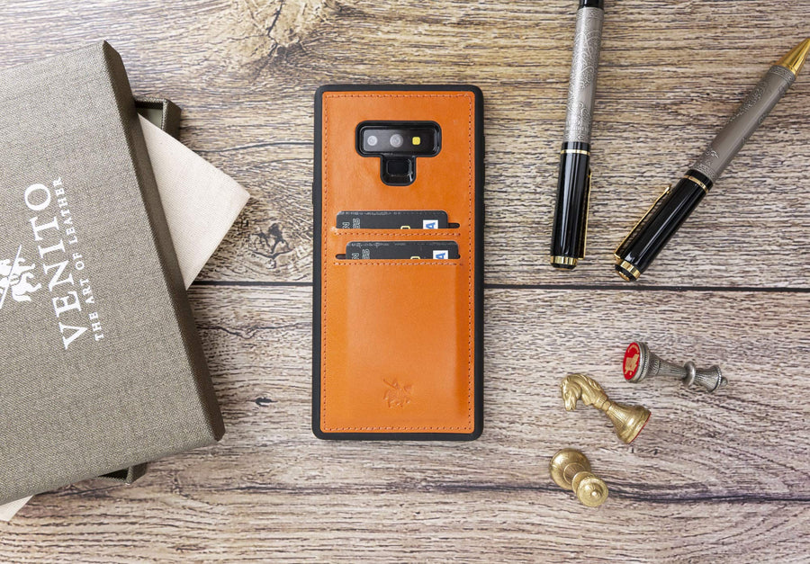 Cosa Snap On Leather Wallet Case for Samsung Galaxy Note 9