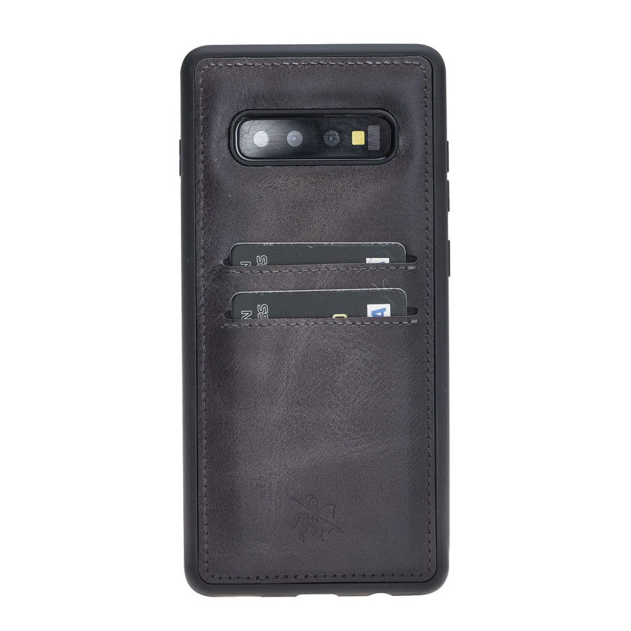 Funda tipo billetera de cuero Cosa Snap On para Samsung Galaxy S10 Plus