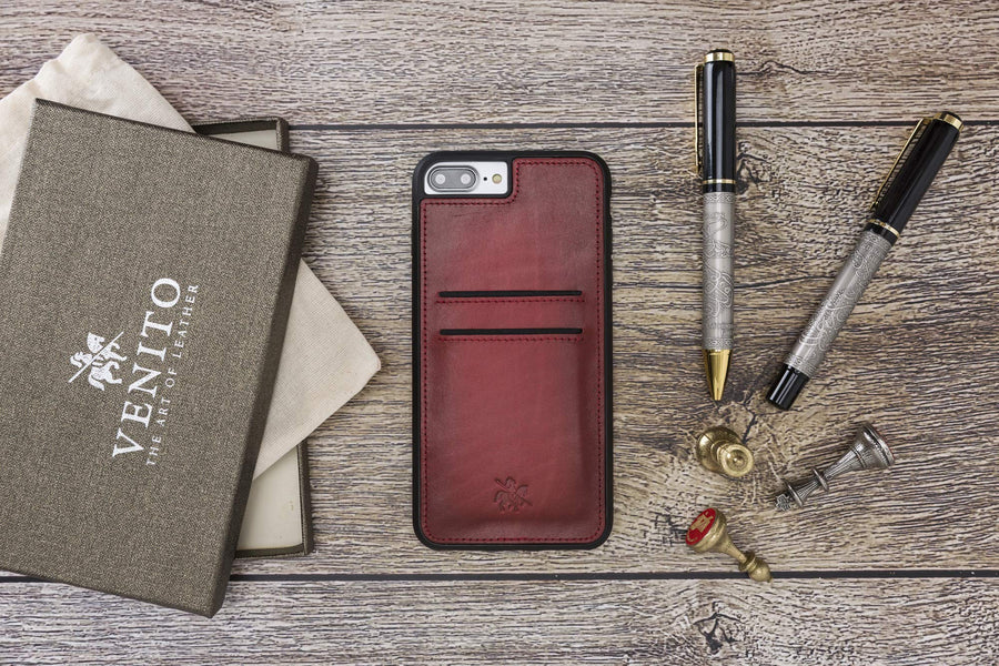 Cosa Snap On Leather Wallet Case for iPhone 7 Plus