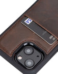 Capri Snap On Leather Wallet Case for iPhone 13 Mini