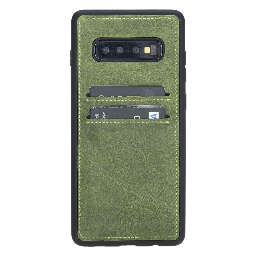 Funda tipo billetera de cuero Cosa Snap On para Samsung Galaxy S10 Plus