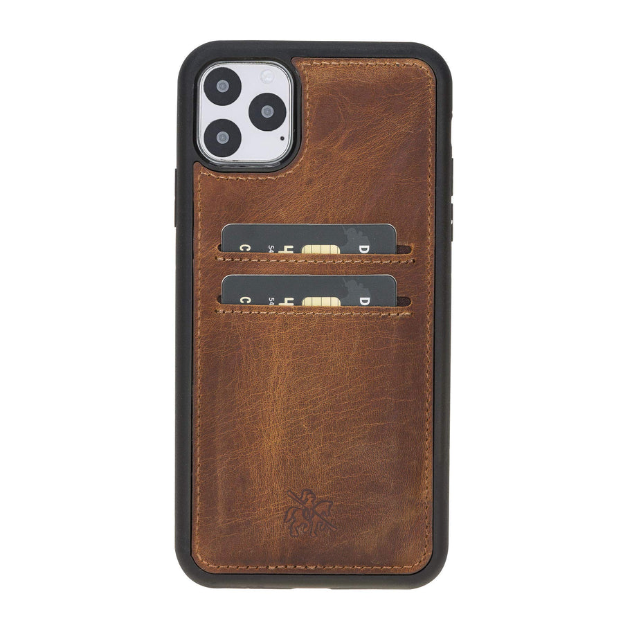 Funda tipo billetera de cuero Cosa Snap On para iPhone 11 Pro Max