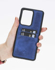 Funda tipo billetera de cuero Capri Snap On para Samsung Galaxy Note 20 Ultra