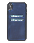 Funda tipo billetera de cuero Cosa Snap On para iPhone XS Max