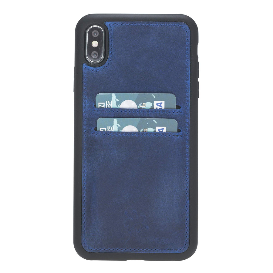 Funda tipo billetera de cuero Cosa Snap On para iPhone XS Max