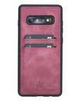 Funda tipo billetera de cuero Cosa Snap On para Samsung Galaxy S10 Plus