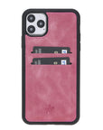 Funda tipo billetera de cuero Cosa Snap On para iPhone 11 Pro Max