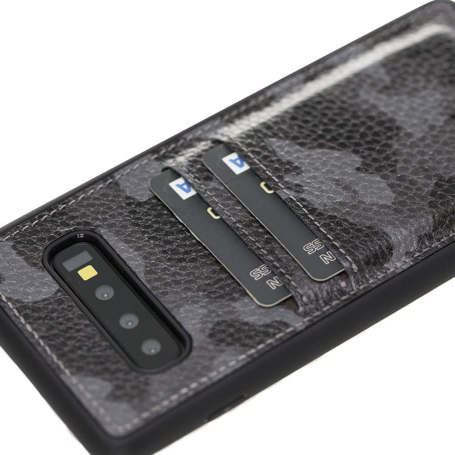 Funda tipo billetera de cuero Cosa Snap On para Samsung Galaxy S10 Plus