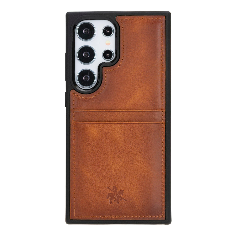 Capri Snap On Leather Wallet Case for Samsung Galaxy S24 Ultra