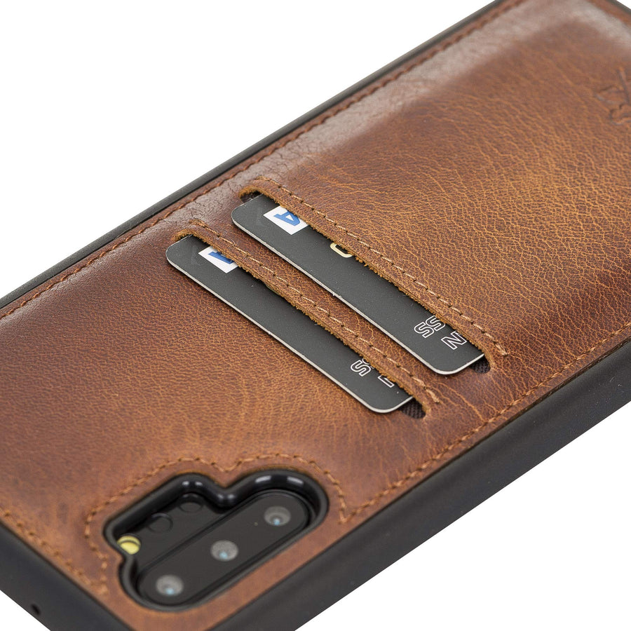 Funda tipo billetera de cuero Cosa Snap On para Samsung Galaxy Note 10 Plus