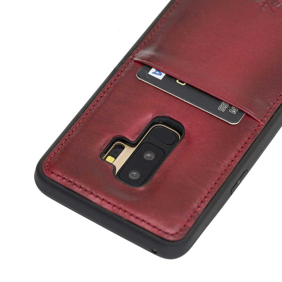 Capri Snap On Leather Wallet Case for Samsung Galaxy S9 Plus