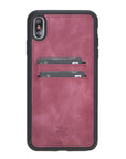 Funda tipo billetera de cuero Cosa Snap On para iPhone XS Max