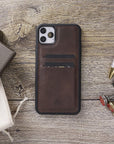 Funda tipo billetera de cuero Cosa Snap On para iPhone 11 Pro Max