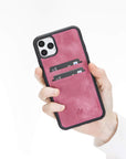 Funda tipo billetera de cuero Cosa Snap On para iPhone 11 Pro Max