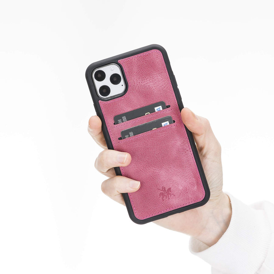 Funda tipo billetera de cuero Cosa Snap On para iPhone 11 Pro Max