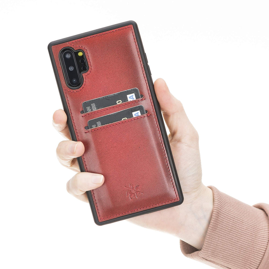 Funda tipo billetera de cuero Cosa Snap On para Samsung Galaxy Note 10 Plus