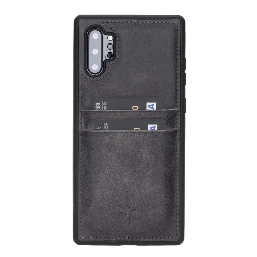 Funda tipo billetera de cuero Capri Snap On para Samsung Galaxy Note 10 Plus