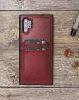 Funda tipo billetera de cuero Capri Snap On para Samsung Galaxy Note 10 Plus