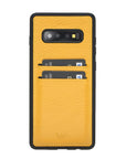 Funda tipo billetera de cuero Cosa Snap On para Samsung Galaxy S10 Plus