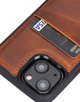 Capri Snap On Leather Wallet Case for iPhone 13 Mini