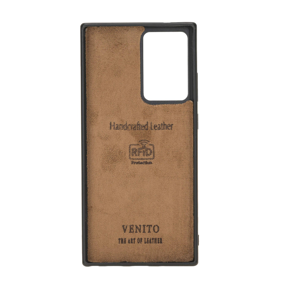 Funda tipo billetera de cuero Capri Snap On para Samsung Galaxy Note 20 Ultra