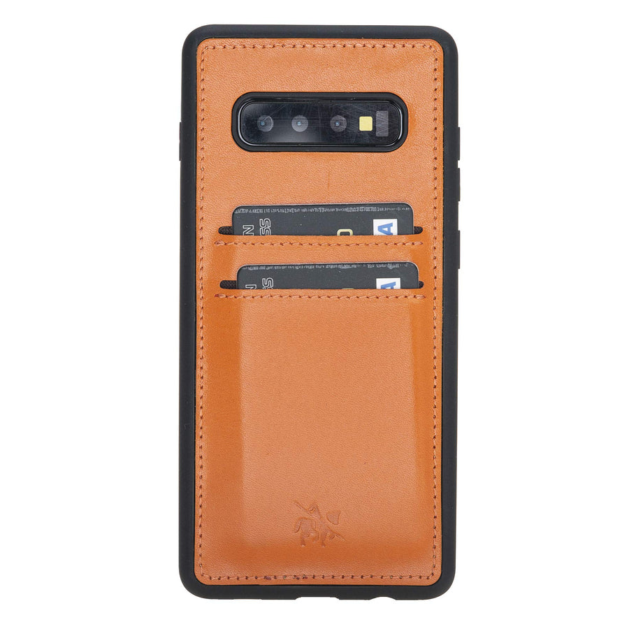 Funda tipo billetera de cuero Cosa Snap On para Samsung Galaxy S10 Plus