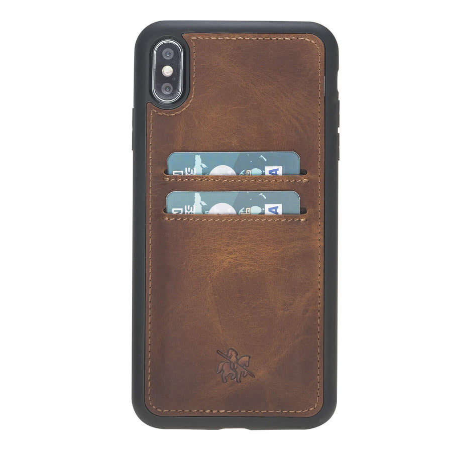 Funda tipo billetera de cuero Cosa Snap On para iPhone XS Max