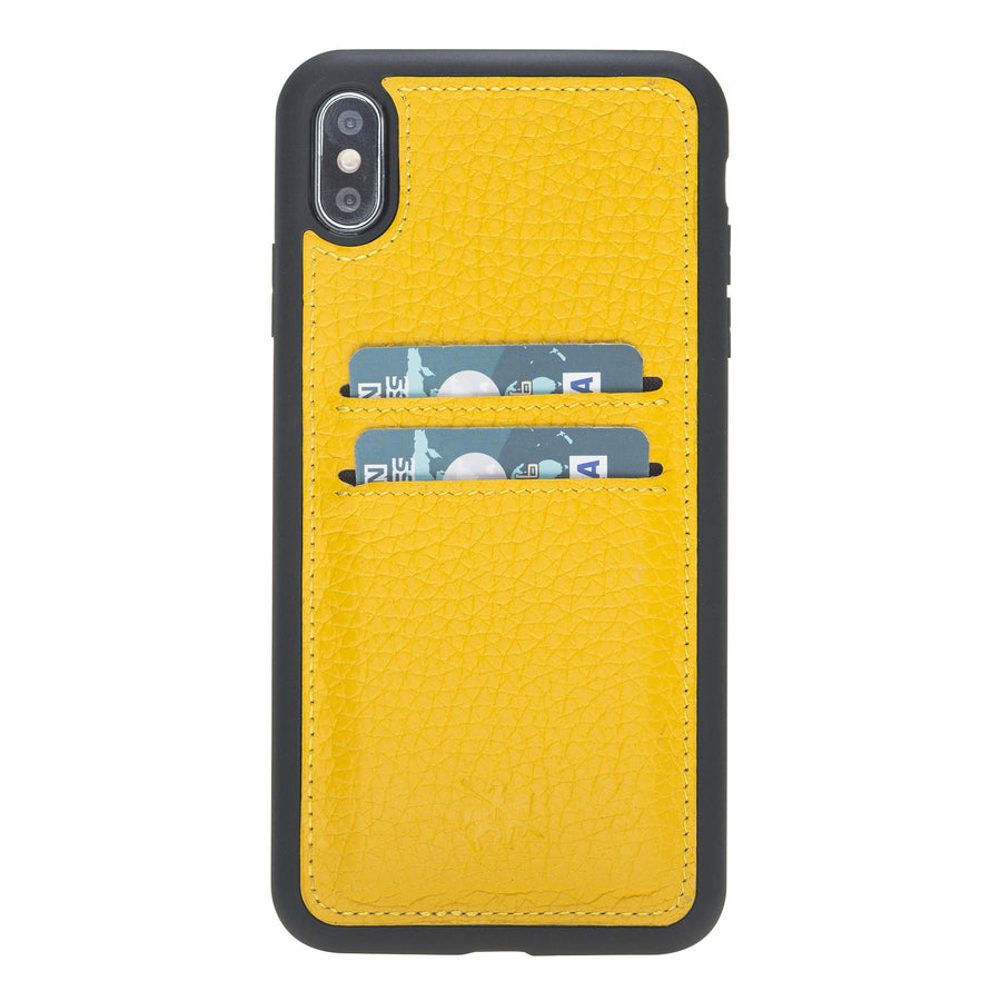 Funda tipo billetera de cuero Cosa Snap On para iPhone XS Max