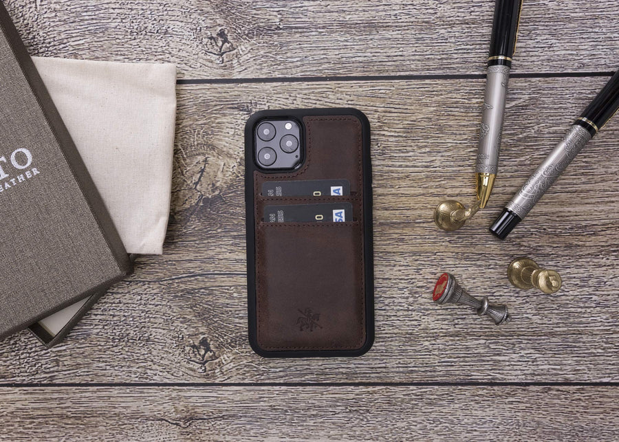 Cosa Snap On Leather Wallet Case for iPhone 11 Pro