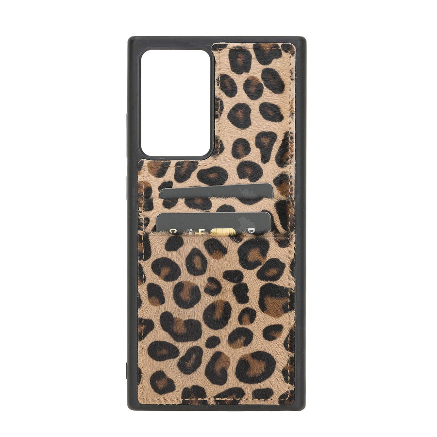 Funda tipo billetera de cuero Capri Snap On para Samsung Galaxy Note 20 Ultra