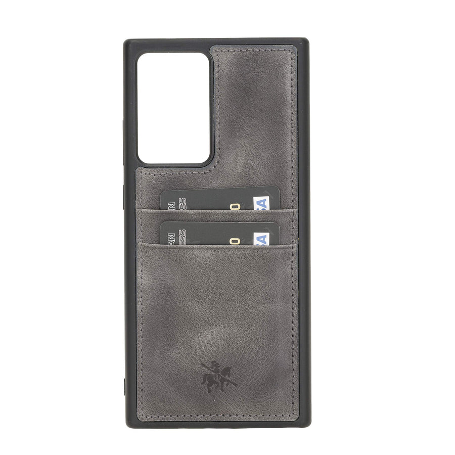 Funda tipo billetera de cuero Capri Snap On para Samsung Galaxy Note 20 Ultra