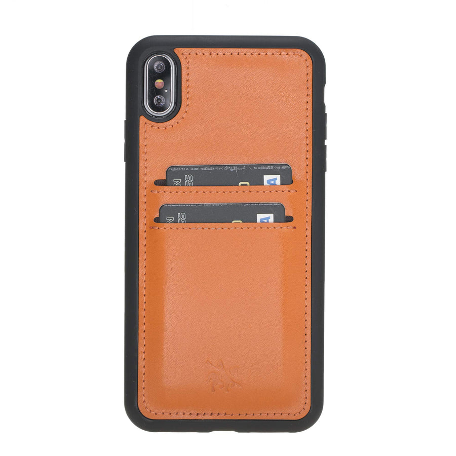 Funda tipo billetera de cuero Cosa Snap On para iPhone XS Max