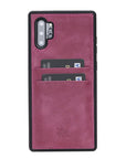 Funda tipo billetera de cuero Capri Snap On para Samsung Galaxy Note 10 Plus