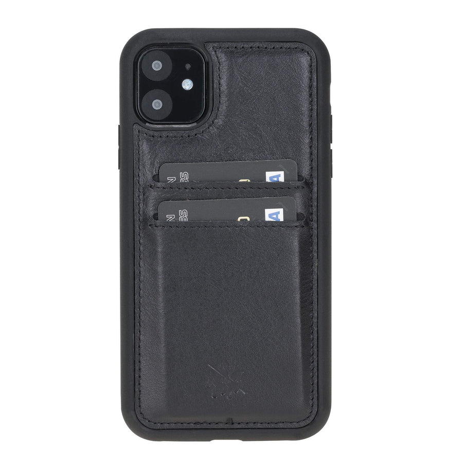 Funda tipo billetera de cuero Cosa Snap On para iPhone 11