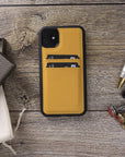 Funda tipo billetera de cuero Cosa Snap On para iPhone 11