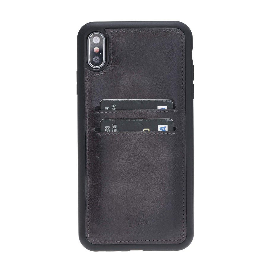 Funda tipo billetera de cuero Cosa Snap On para iPhone XS Max