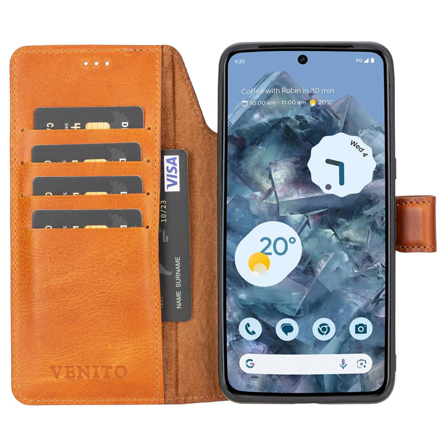 Funda tipo billetera de cuero con bloqueo RFID Florence-flex para Google Pixel 8 Pro