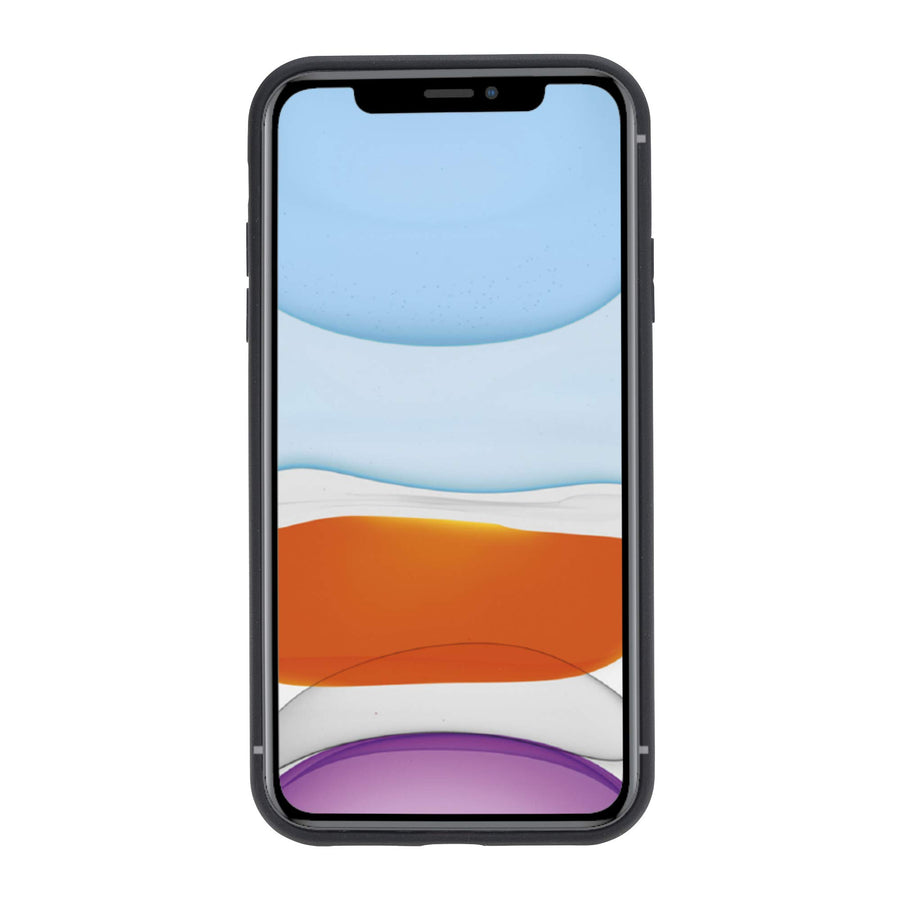 Funda tipo billetera de cuero Cosa Snap On para iPhone 11